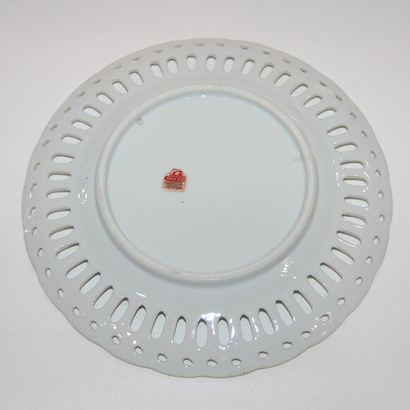 WISCONSIN VINTAGE SOUVENIR PLATE LAKE GENEVA RIVIERA YERKES OBSERVATORY LIBRARY - Picture 4 of 5